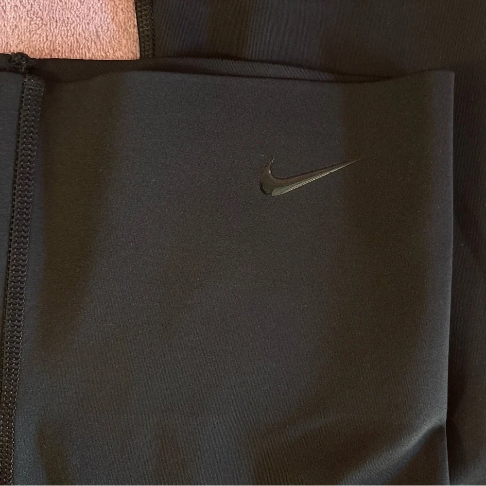 Nike Dri-FIT Womens High Waisted Leggings Black Performance Tights Small
